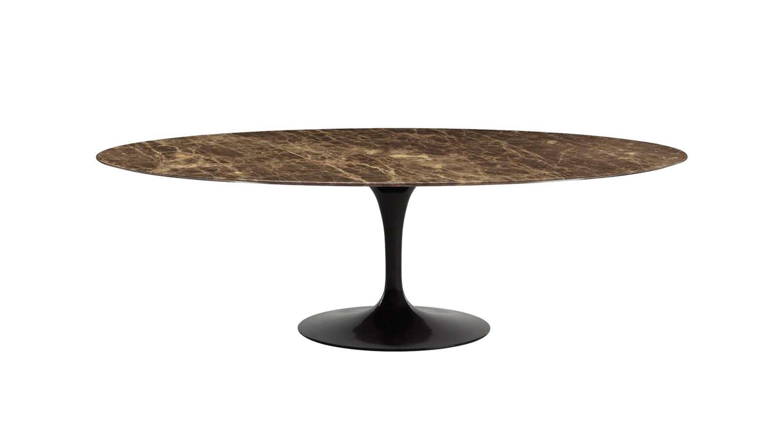 Eero Saarinennek, a 20. század egyik legnagyobb hatású designerének köszönhetjük ezt az asztalt, melyet világhírű termékéhez, a Tulip székhez tervezett. A műanyag és márvány kettőséből megszülető bútor korszakalkotó, mégis időtálló. Több változatban is kapható.